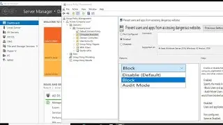 How To Block Domain User And App From Access Dangerous Websites Network Protection Via Group Policy
