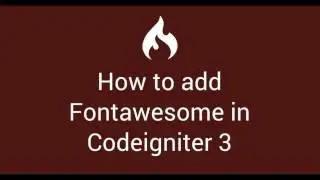 14 How to add Fontawesome in Codeigniter 3