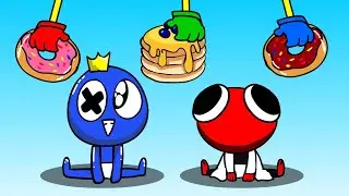 Baby BLUE is So Sad With Baby RED! Rainbow Friends ANIMATION | Roblox Rainbow Friends
