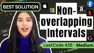 Non-overlapping Intervals - LeetCode 435 - Python [O(nlogn) Time and O(1) Space!]