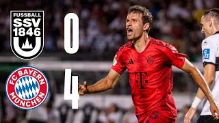 First competitive win of the new season | SSV Ulm vs. FC Bayern 0-4 | DFB-Pokal