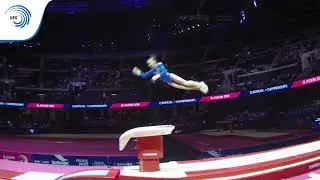 Olga ASTAFEVA (RUS) - 2018 Artistic Gymnastics Europeans, junior vault final