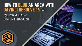 How to blur an area with Davinci Resolve 16 - Quick & Easy