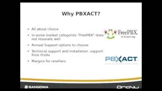 Sangoma PBXact  UC Introduction