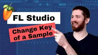 FL Studio How to CHANGE the KEY of a Sample, Change Pitch of Audio Clip