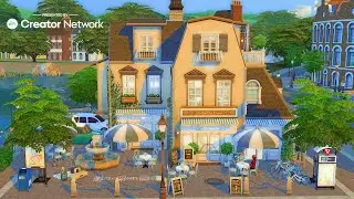 The Sims 4 / Cozy Bistro Kit 🧋Old Town Cafe