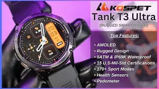 KOSPET TANK T3 ULTRA | Dual GPS Smartwatch | Full Review