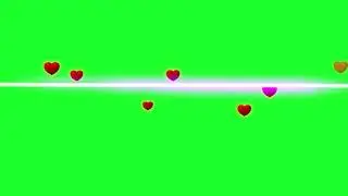 heart flow green screen background video screen magic || green screen video