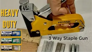 How to use 3 in 1 Staple Gun | HOTAK Heavy Duty 3 Way Staple Gun | Mr.DIY