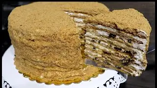 🍰🍯🐝 МЕДОВИК С ЧЕРНОСЛИВОМ Нежный ароматный мягкий вкусный ТОРТ на Новый год и для гостей Мой вариант