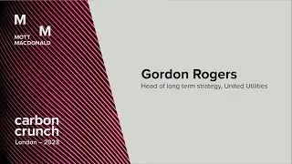 Gordon Rogers – Head of long term strategy, United Utilities