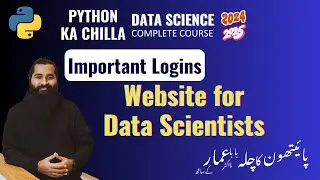 Important Logins to make for Python for Data Science