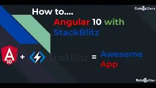 Angular 10 | Stackblitz | Angular Material 10 | How to