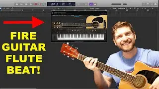 HOW TO MAKE A FIRE GUITAR AND FLUTE BEAT USING A FREE GUITAR VST PLUGIN! (FREE VST/ STOCK PLUGINS)