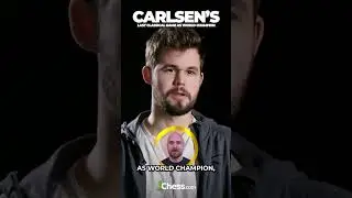 Magnus Carlsen played his last chess game as world champion
