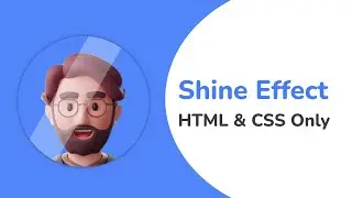 Create a shine effect using only CSS | Top css effect 