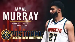 Jamal Murray Full Post Game Locker Room Interview vs. Mavericks 🎙