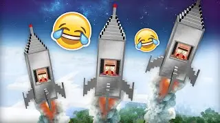 Я ЗАТРОЛЛИЛ ЖИТЕЛЕЙ И ОТПРАВИЛ ИХ В КОСМОС В МАЙНКРАФТ | Компот Minecraft