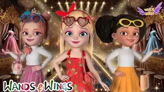 Princess Shopping Day | Vacation Dress Up Song | Princess Songs and Nursery Rhymes - Wands And Wings