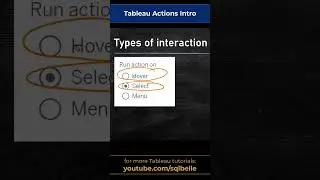 #Tableau - What are Tableau Actions?  #tableaututorial #tableautraining #tableautips