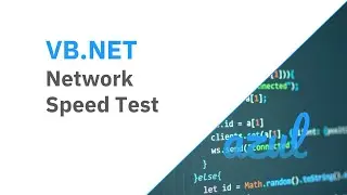 J Coding - Network Speed Test in VB NET