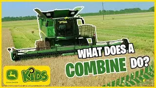 What Does a Combine Do? 🚜 | John Deere Kids