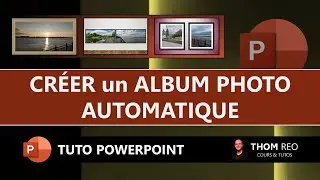 CRÉER un ALBUM PHOTO en DIAPORAMA avec POWERPOINT - Tutoriel Microsoft 365