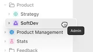 New Fibery Sidebar explanation