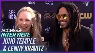 Lenny Kravitz Crashes Juno Temple Intv To Fan Out Over Ted Lasso