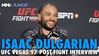 Isaac Dulgarian Reacts to Win as Biggest Betting Favorite in UFC History | UFC Vegas 97