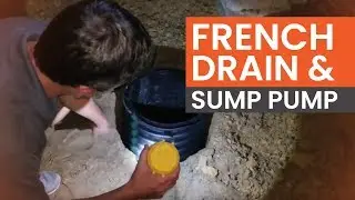 Installing A French Drain in Crawl Space | Crawlspace Medic