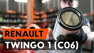 Как да сменим въздушен филтър на RENAULT TWINGO 1 (C06) [ИНСТРУКЦИЯ AUTODOC]