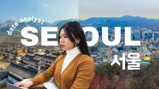 Day in my life as a Data Analyst in Seoul 🇰🇷 | PMSA scholarship, winter in Korea vlog ❄️✨