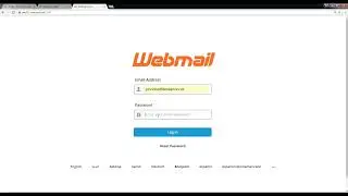 How to access your email acount from cPanel Webmail - Course +HD + Latest - P45