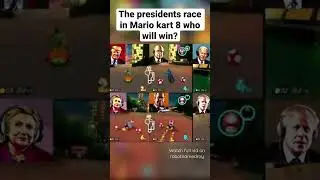 Presidents Play Mario Kart 8 #presidentsgaming #aipresidents #aivoiceover  #mariokart8deluxe