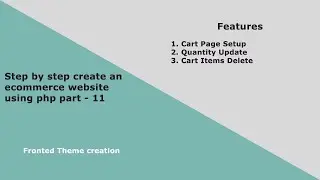 How to create Ecommerce Website using PHP Part - 11 Ecommerce Website in PHP | Ecommerce | E-CODEC