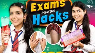 Exams Cheating Hacks - Topper vs Failure | School Students Life | Anaysa