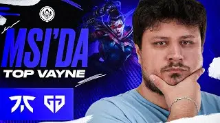 MSIDA TOP VAYNE OYNANDI | GEN VS FNC MSI 2024 CANLI ANALİZ