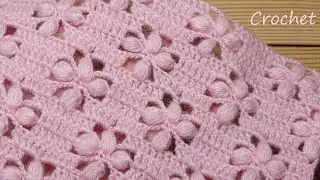 Супер простой УЗОР КРЮЧКОМ 🤗 легкое ВЯЗАНИЕ для новичков EASY Crochet for beginners