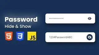 Show & Hide Password Using Vanilla JavaScript | @DeveloperHub1  #developerhub