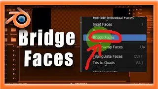 Blender Tutorial: How To Bridge  Faces In Blender