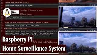 Raspberry Pi Home Surveillance using ffmpeg nginx rtmp hls