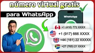 como obtener número virtual gratis para hacer WhatsApp / como conseguir numero virtual para WhatsApp