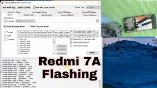 Xiaomi Redmi 7A Flash by UMT Tool Pro QCfire Without Authorized