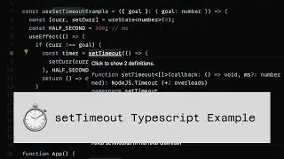 How to use setTimeout in a useEffect hook | 1 min. React Tutorial