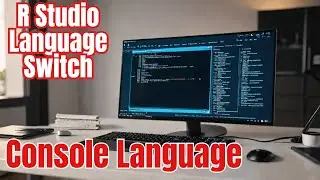 Change the Language for R Console | R Studio Console Language Change