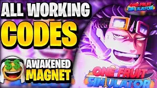 🔥*NEW* ALL WORKING AWAKENED MAGNET UPDATE CODES FOR ONE FRUIT! ROBLOX ONE FRUIT SIMULATOR CODES