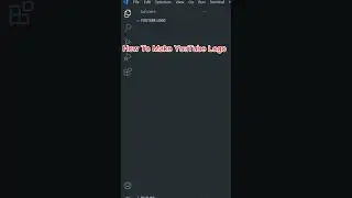 How To Make YouTube Logo? | Html Css