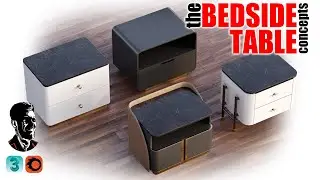 The Bedside Table Concepts - Tutorial - 3Ds Max - Corona Renderer - Photorealistic render