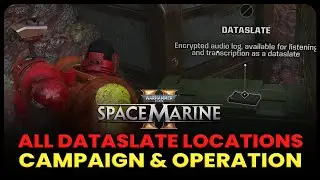 All Dataslate Locations - Data Mining Trophy / Achievement -  Warhammer 40k Space Marine 2